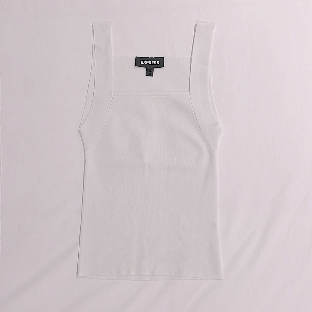 This Express top snatches you perfectly.